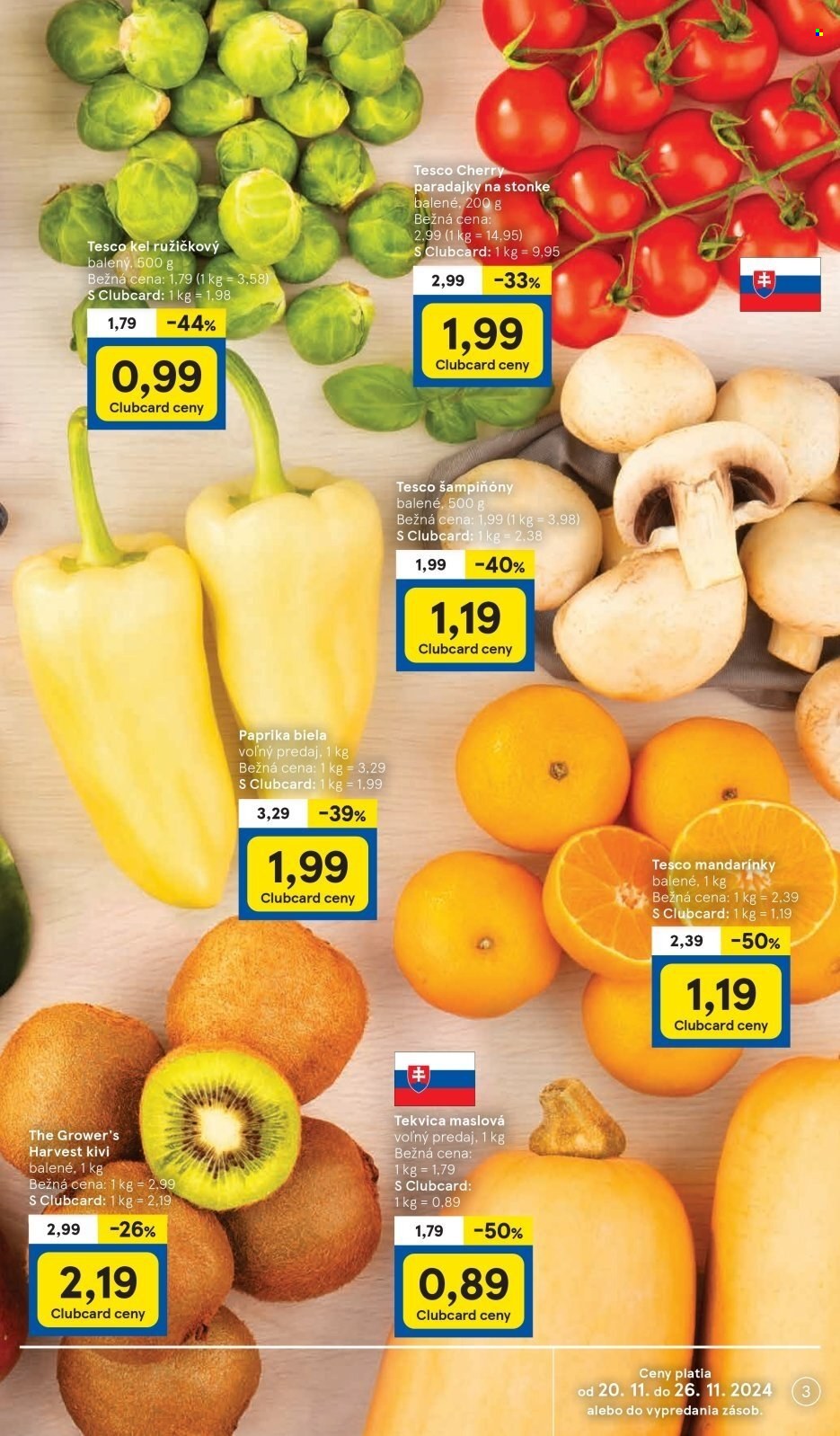 Leták TESCO supermarket - 20.11.2024 - 26.11.2024. Strana 3