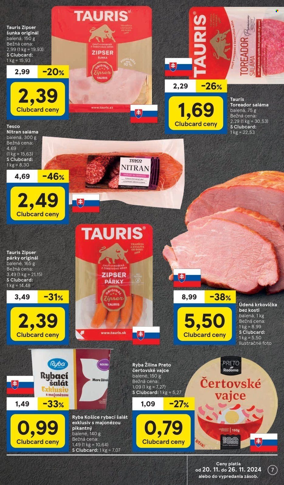Leták TESCO supermarket - 20.11.2024 - 26.11.2024. Strana 7