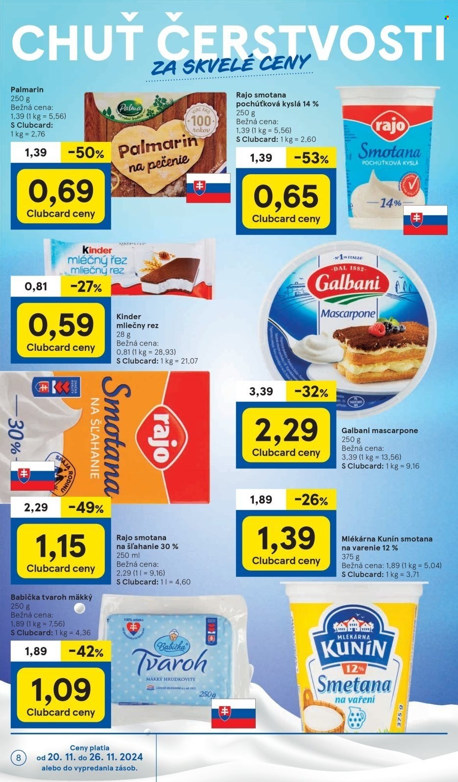 Leták TESCO supermarket - 20.11.2024 - 26.11.2024. Strana 8