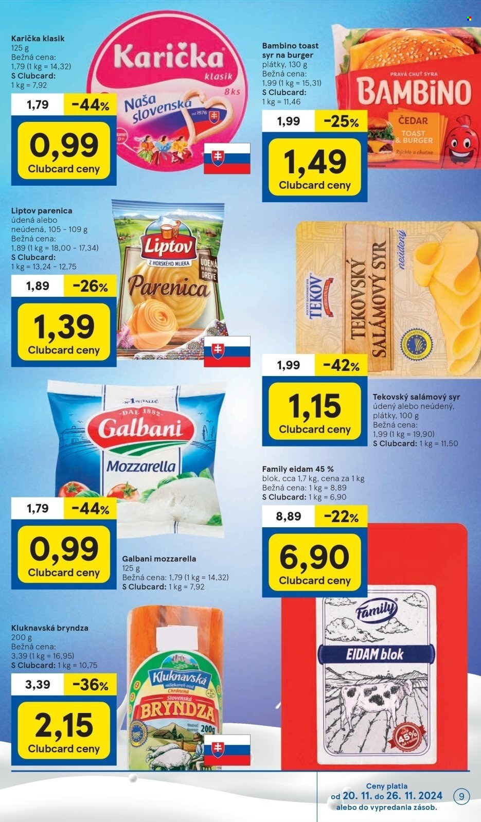 Leták TESCO supermarket - 20.11.2024 - 26.11.2024. Strana 9