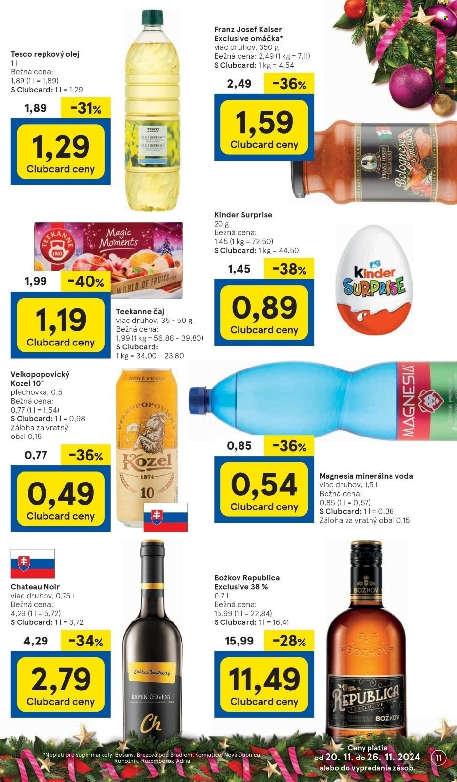Leták TESCO supermarket - 20.11.2024 - 26.11.2024. Strana 11