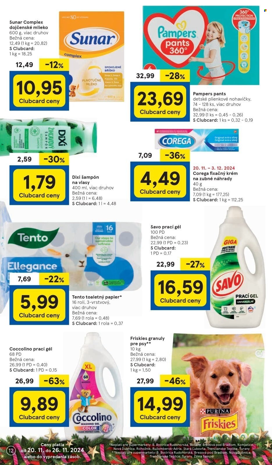 Leták TESCO supermarket - 20.11.2024 - 26.11.2024. Strana 12