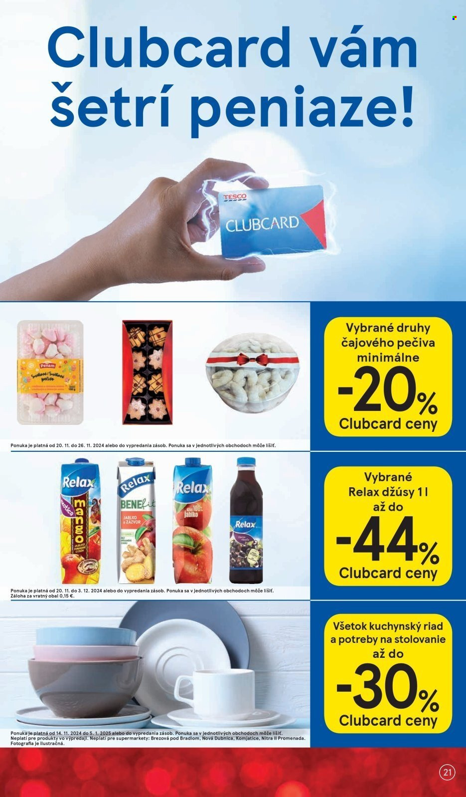 Leták TESCO supermarket - 20.11.2024 - 26.11.2024. Strana 21