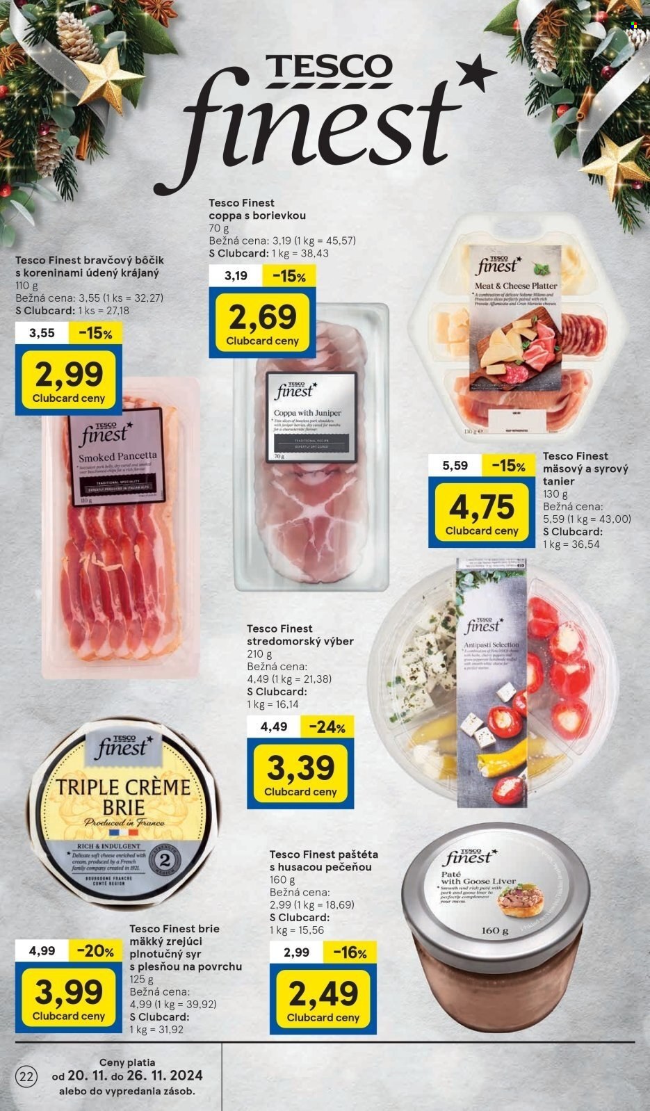 Leták TESCO supermarket - 20.11.2024 - 26.11.2024. Strana 22