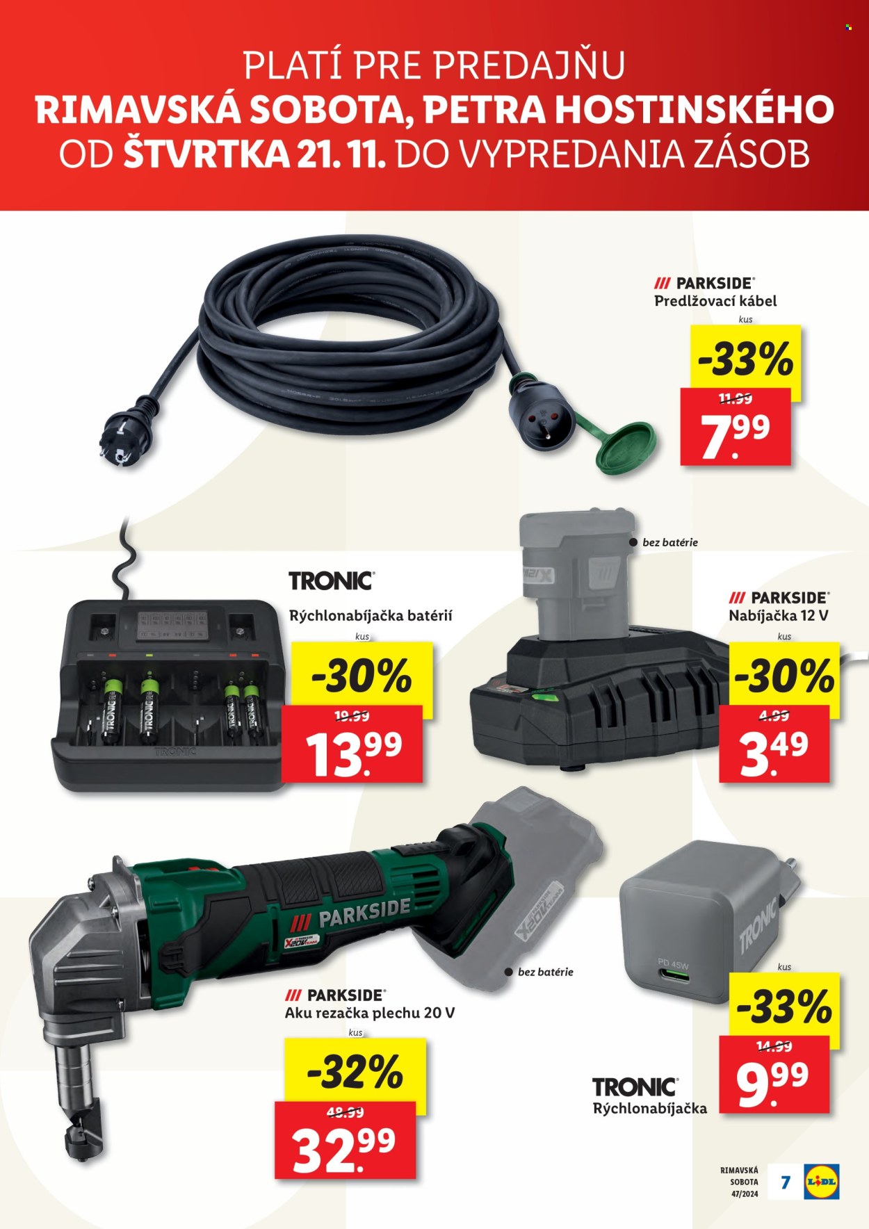 Leták Lidl - 21.11.2024 - 24.11.2024. Strana 7