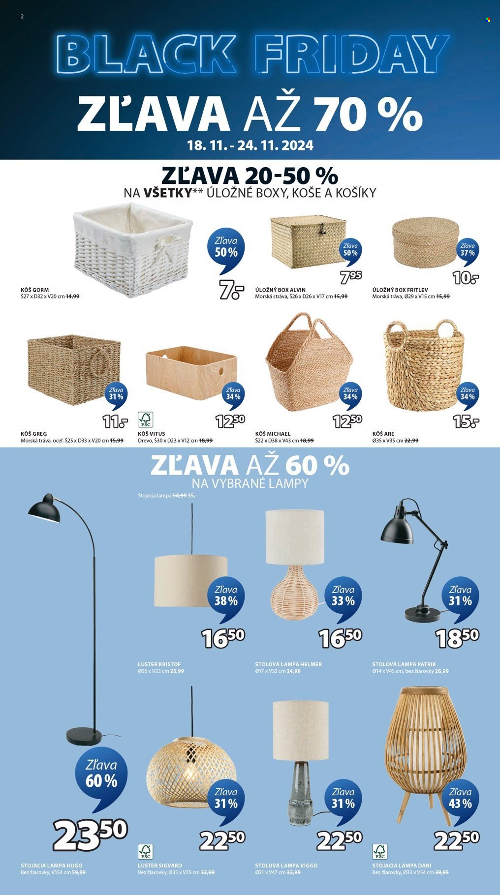 Leták JYSK - 18.11.2024 - 24.11.2024. Strana 3
