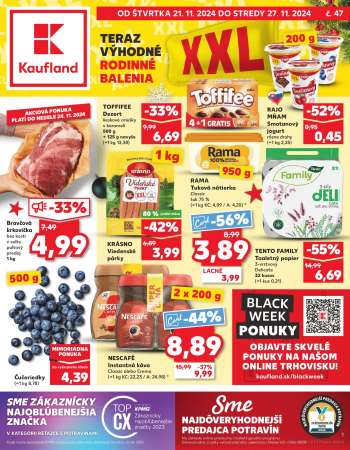 Leták Kaufland - 21.11.2024 - 27.11.2024.