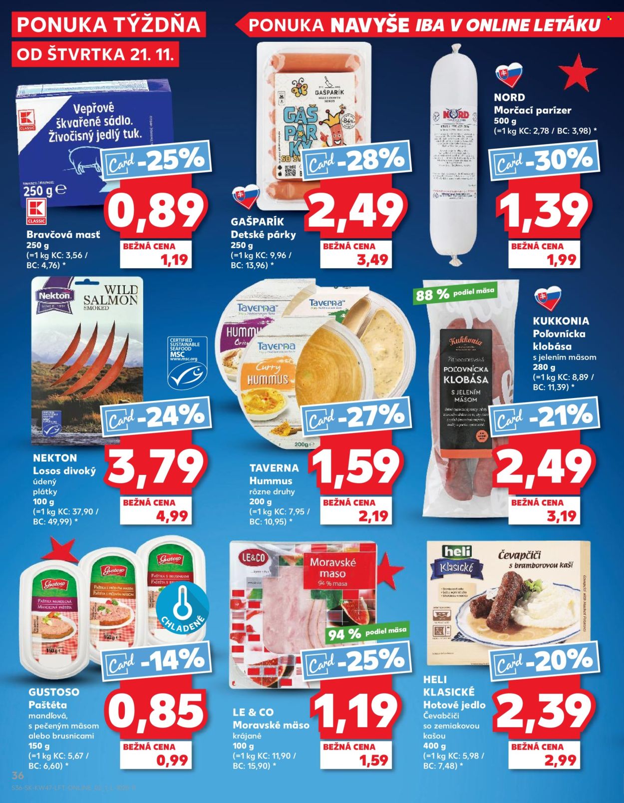 Leták Kaufland - 21.11.2024 - 27.11.2024. Strana 36