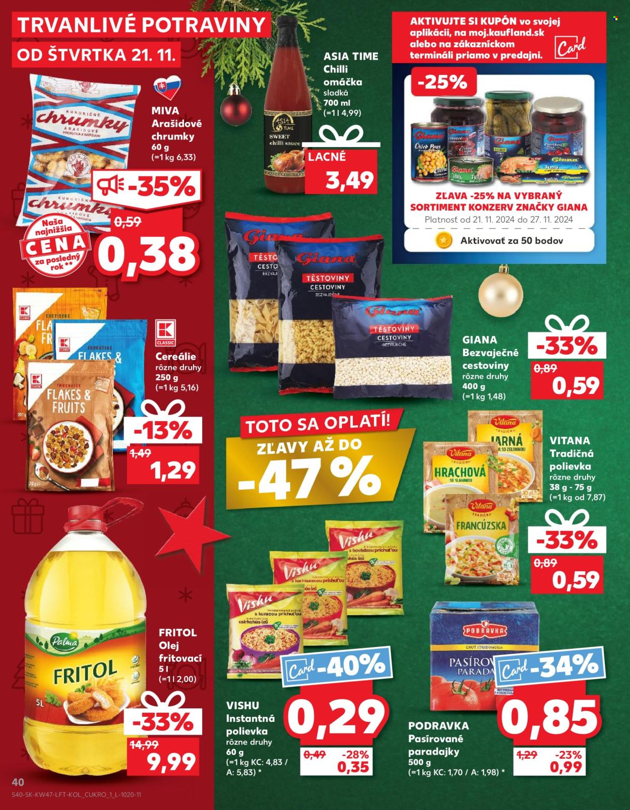 Leták Kaufland - 21.11.2024 - 27.11.2024. Strana 40