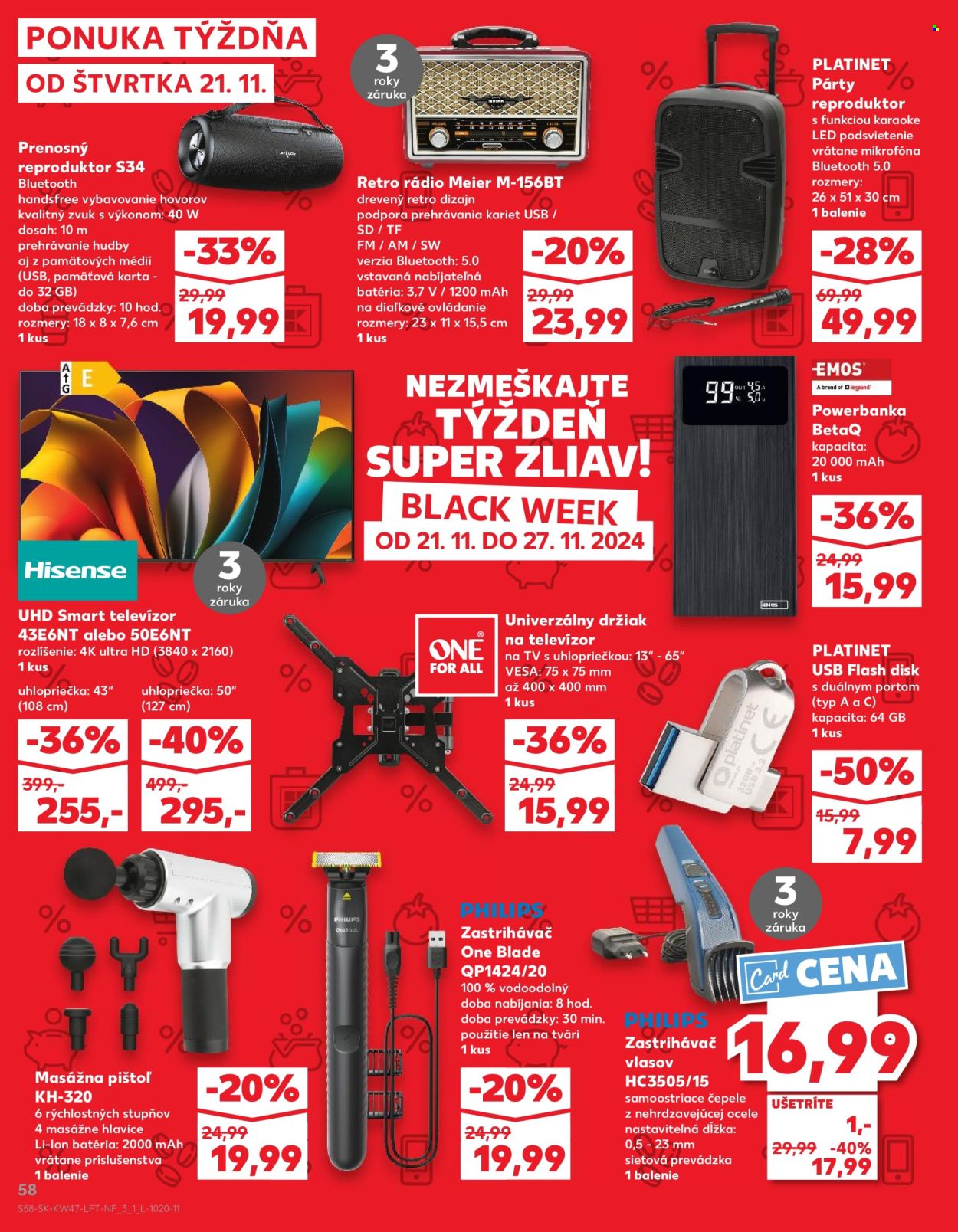 Leták Kaufland - 21.11.2024 - 27.11.2024. Strana 58