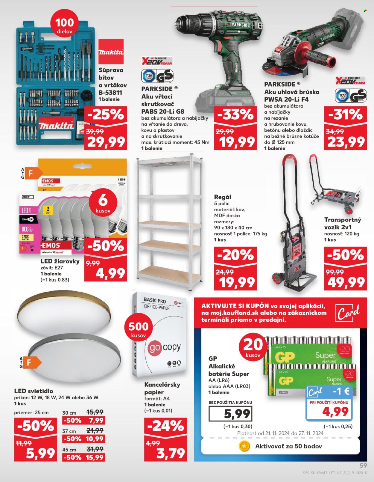 Leták Kaufland - 21.11.2024 - 27.11.2024. Strana 59