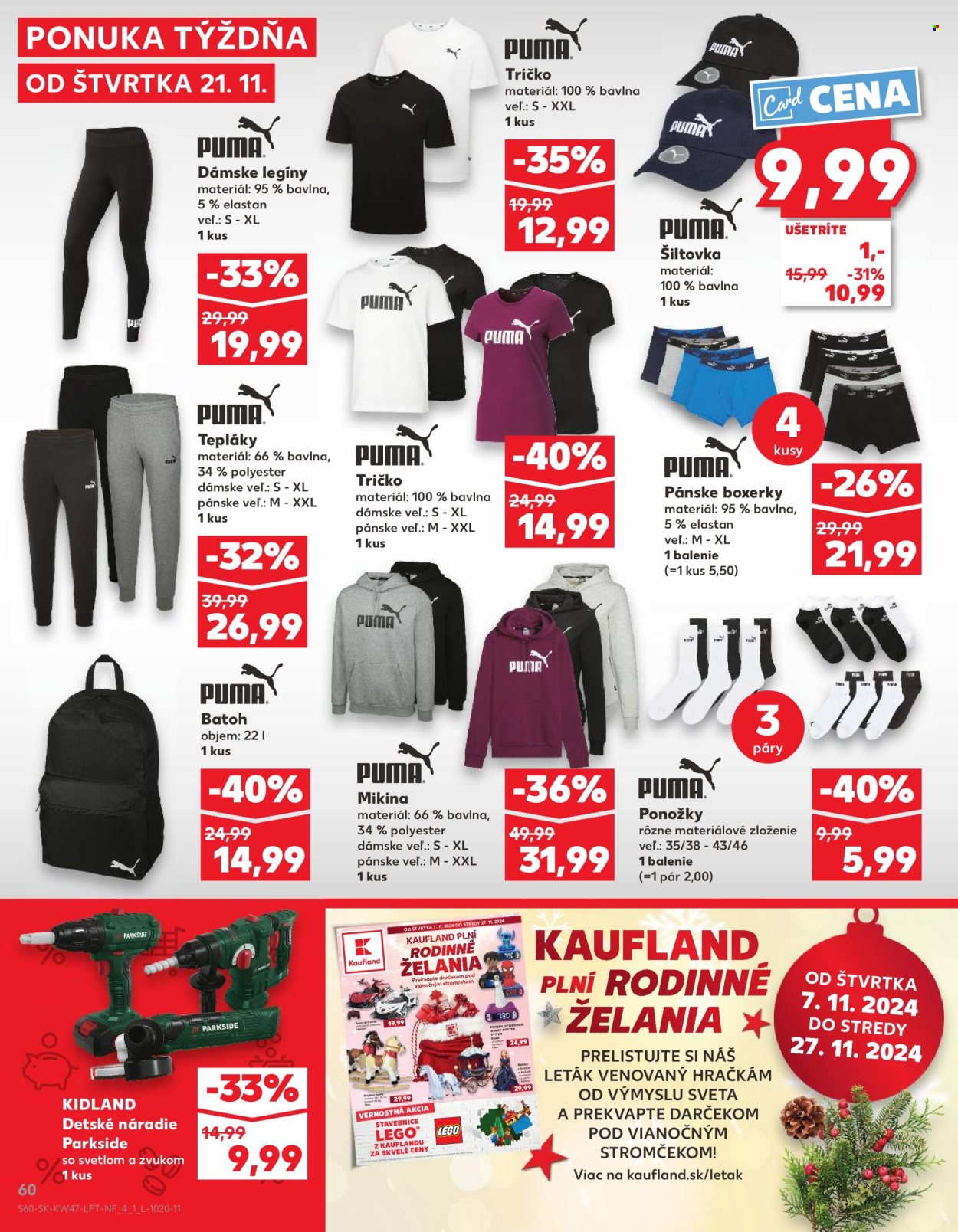 Leták Kaufland - 21.11.2024 - 27.11.2024. Strana 60