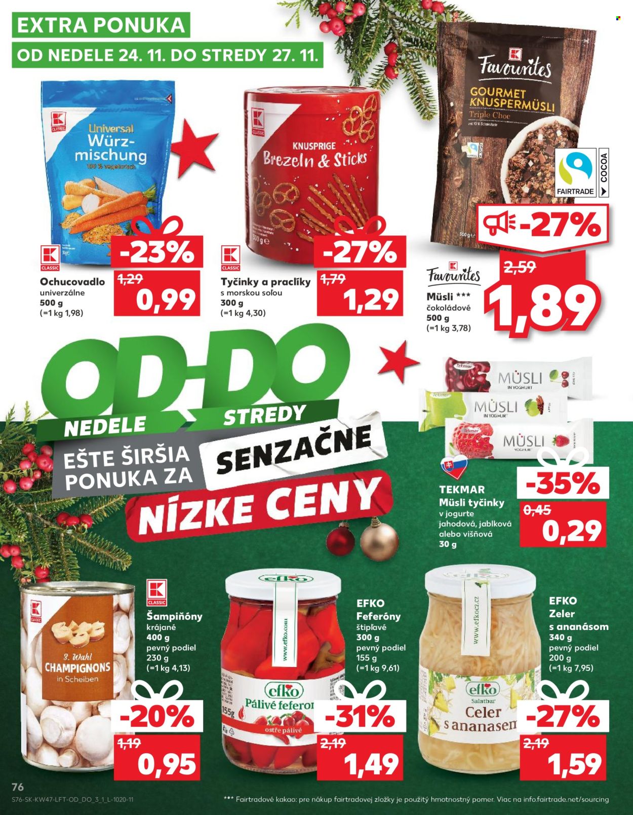 Leták Kaufland - 21.11.2024 - 27.11.2024. Strana 76