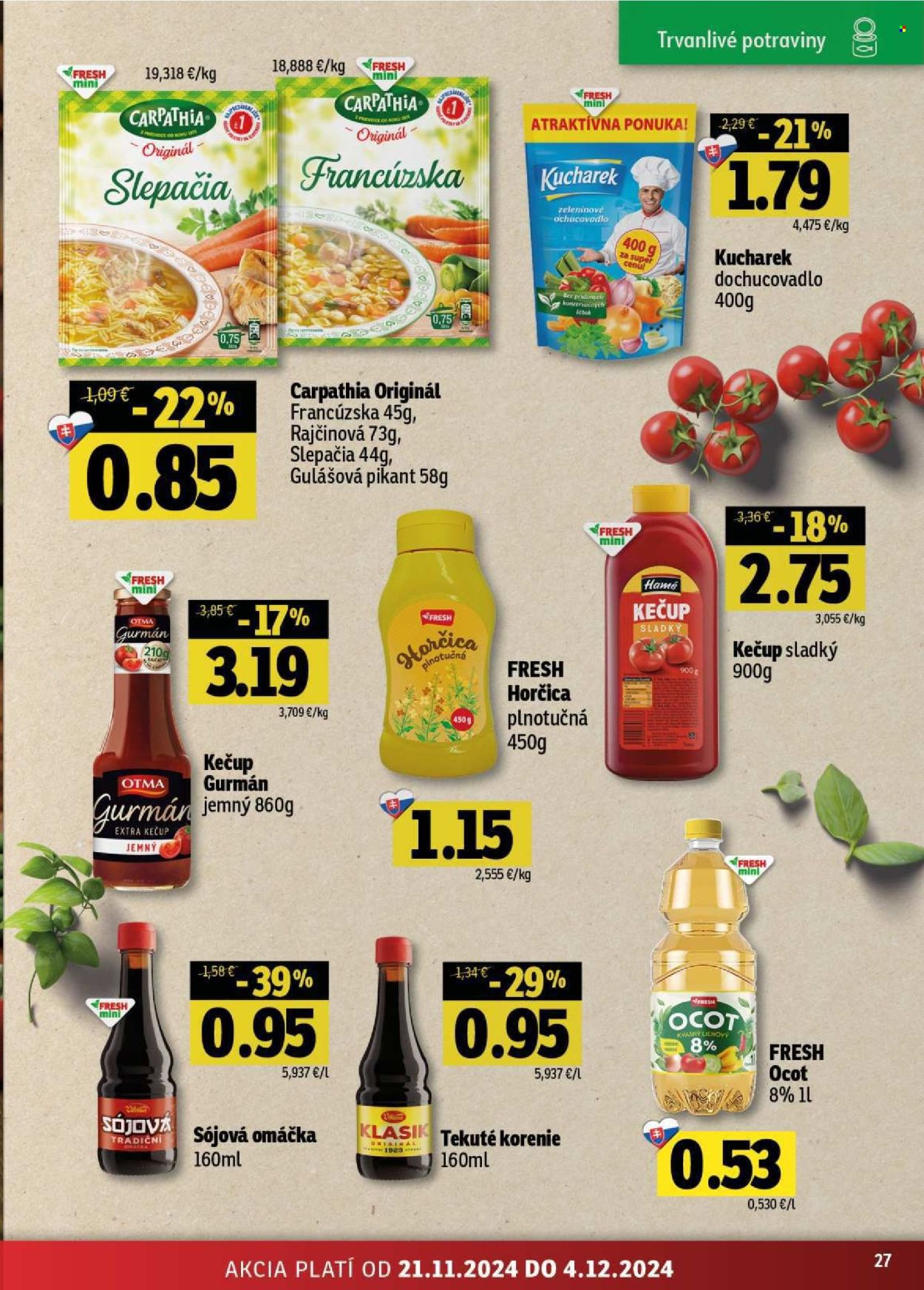 Leták FRESH - 21.11.2024 - 4.12.2024. Strana 25