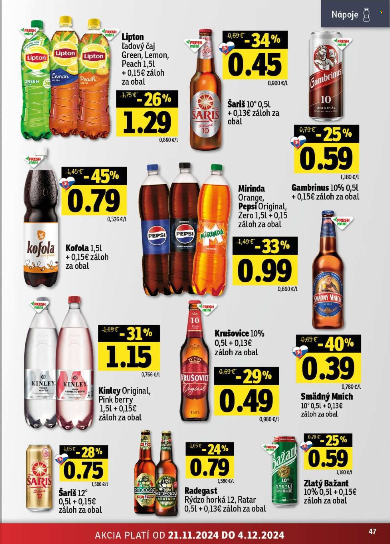 Leták FRESH - 21.11.2024 - 4.12.2024. Strana 45