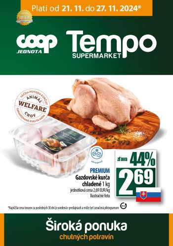 Leták COOP Jednota - 21.11.2024 - 27.11.2024.
