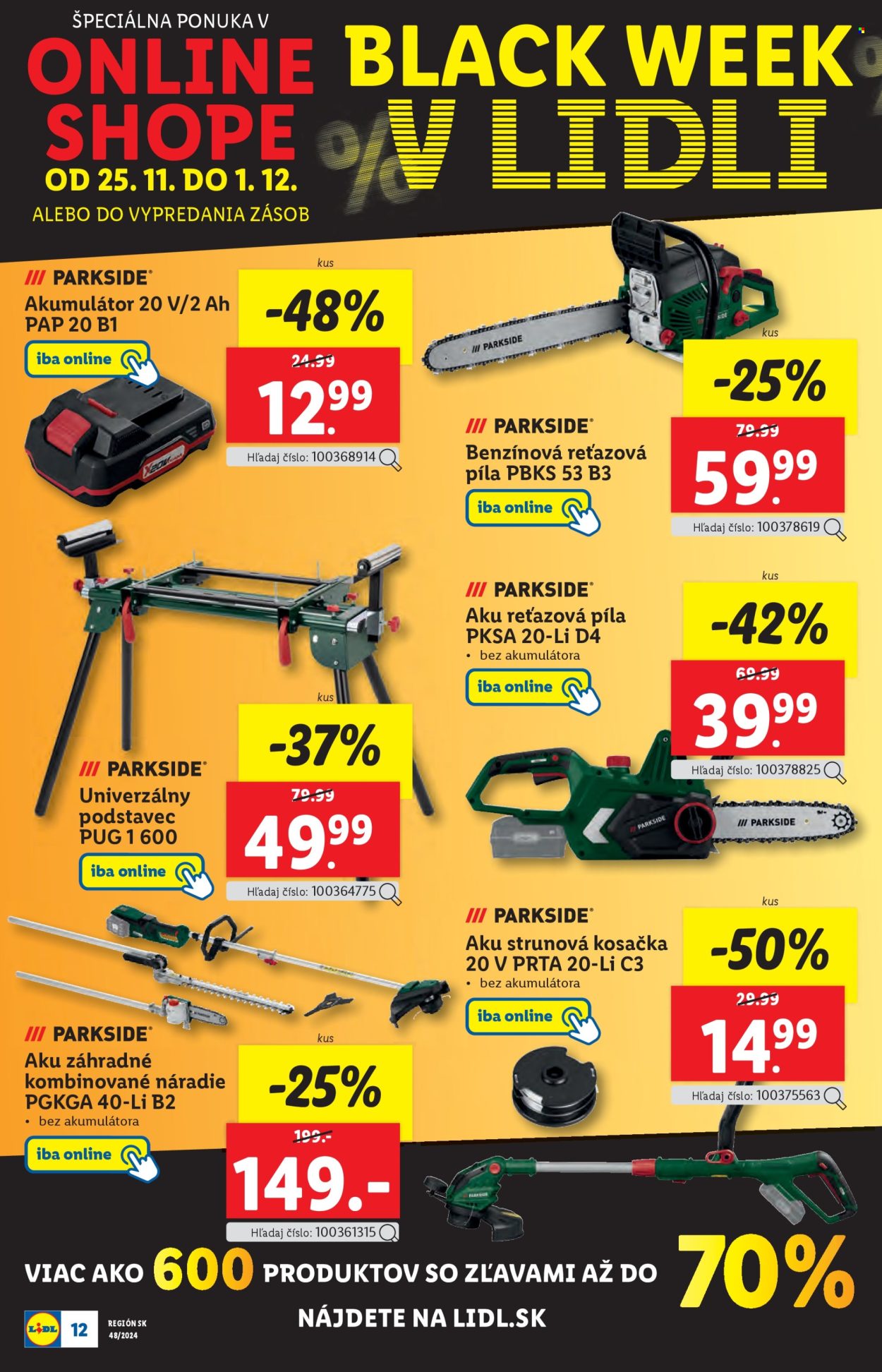 Leták Lidl. Strana 12