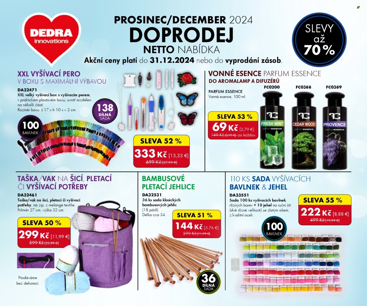 Leták Dedra - 23.11.2024 - 31.12.2024. Strana 1