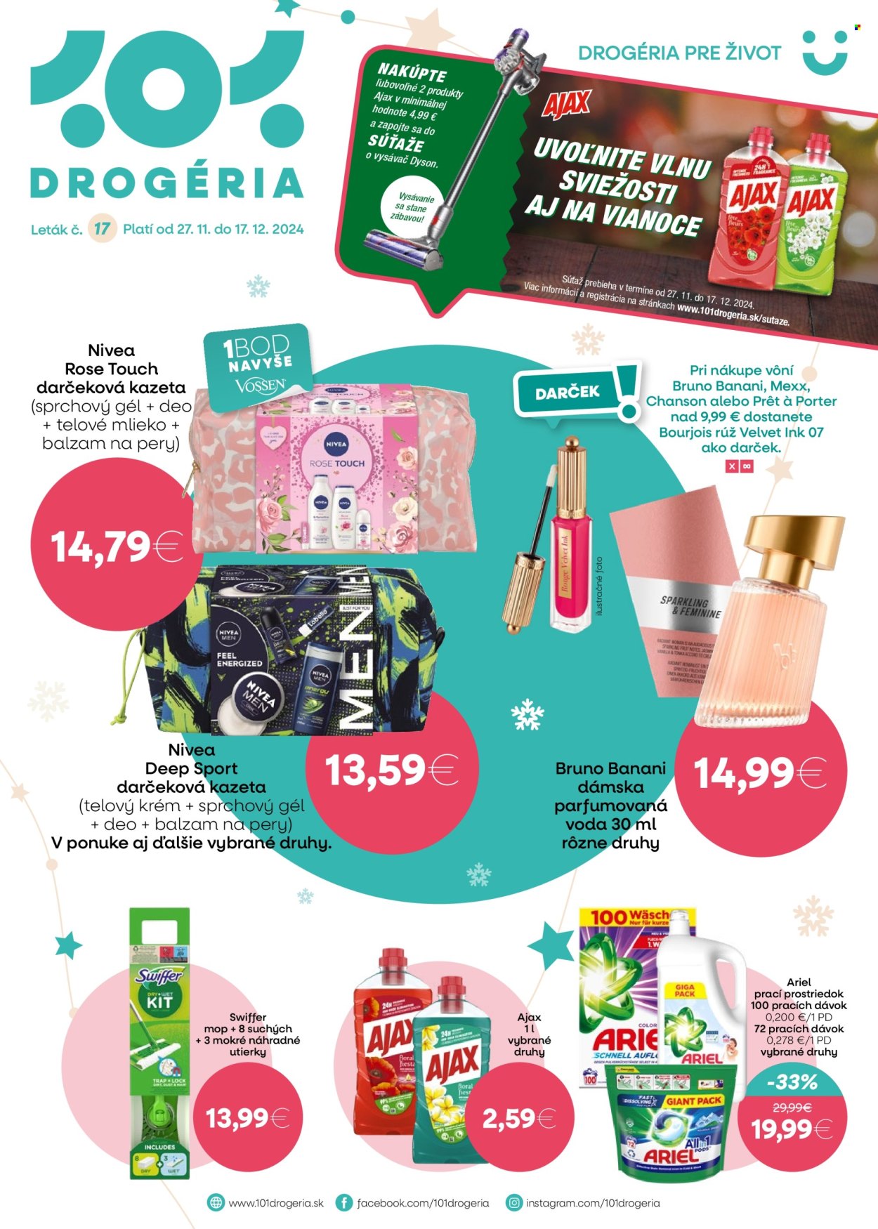 Leták 101 Drogerie - 27.11.2024 - 17.12.2024. Strana 1