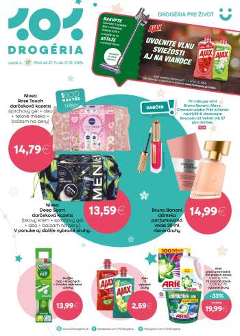 Leták 101 Drogerie - 27.11.2024 - 17.12.2024.