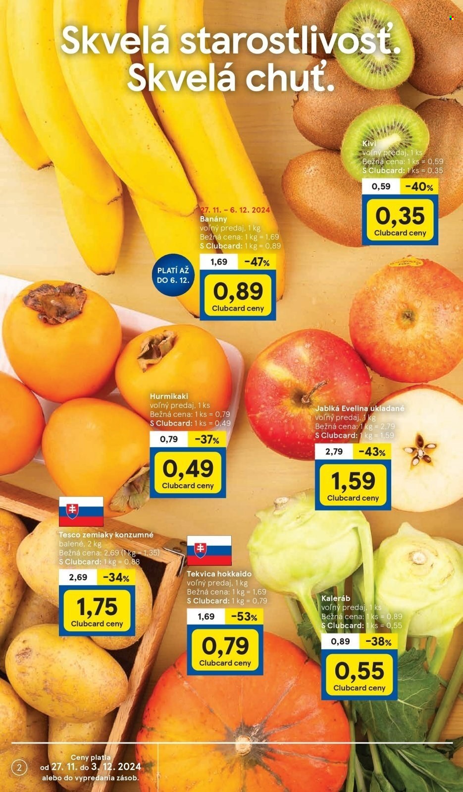 Leták TESCO - 27.11.2024 - 3.12.2024. Strana 2