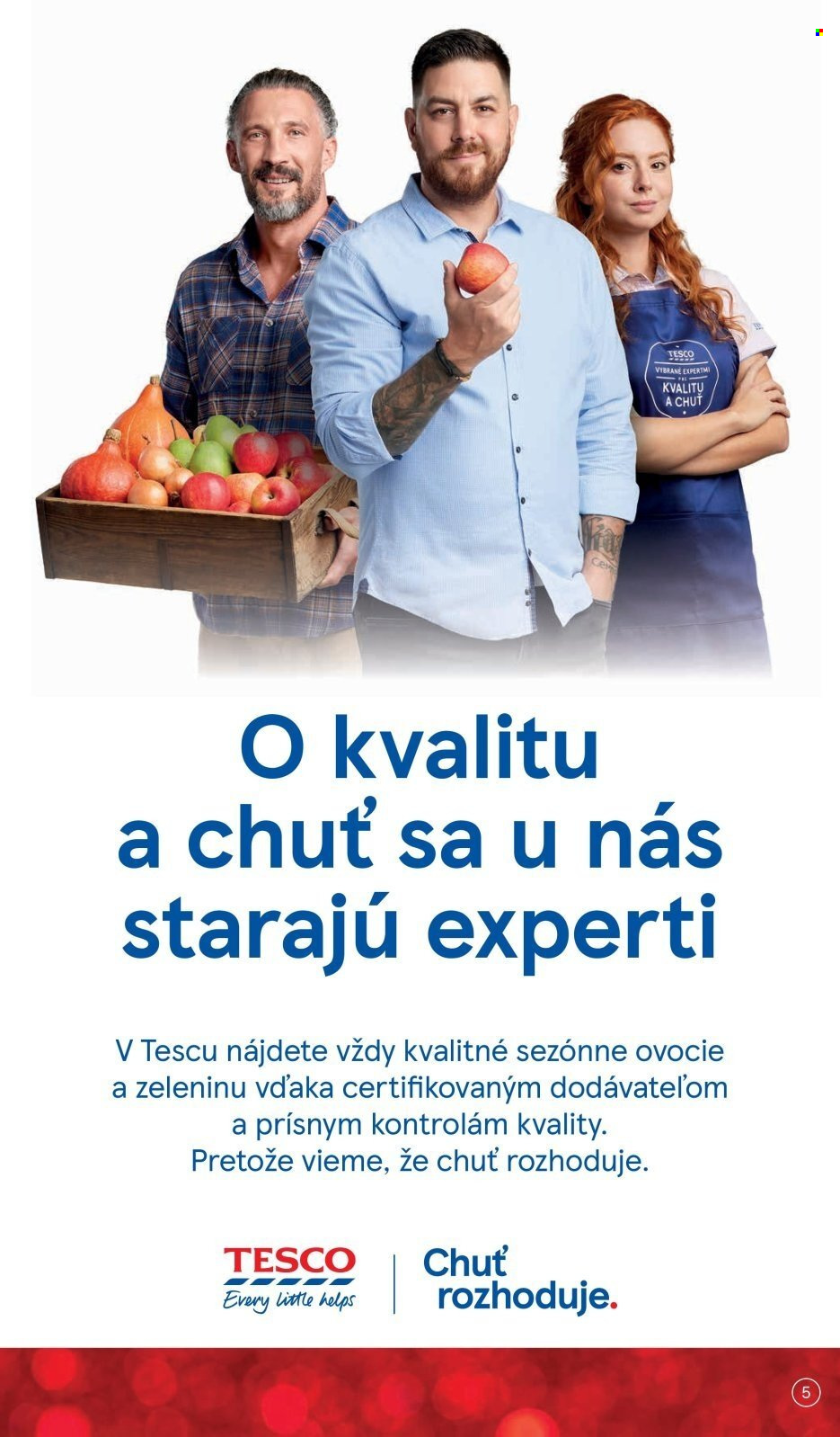 Leták TESCO - 27.11.2024 - 3.12.2024. Strana 5