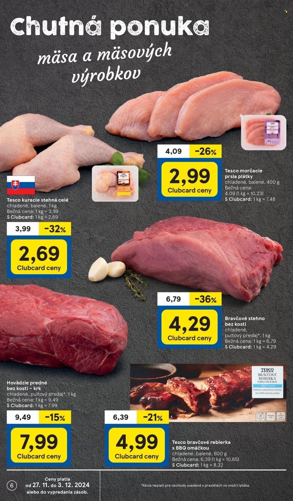 Leták TESCO - 27.11.2024 - 3.12.2024. Strana 6