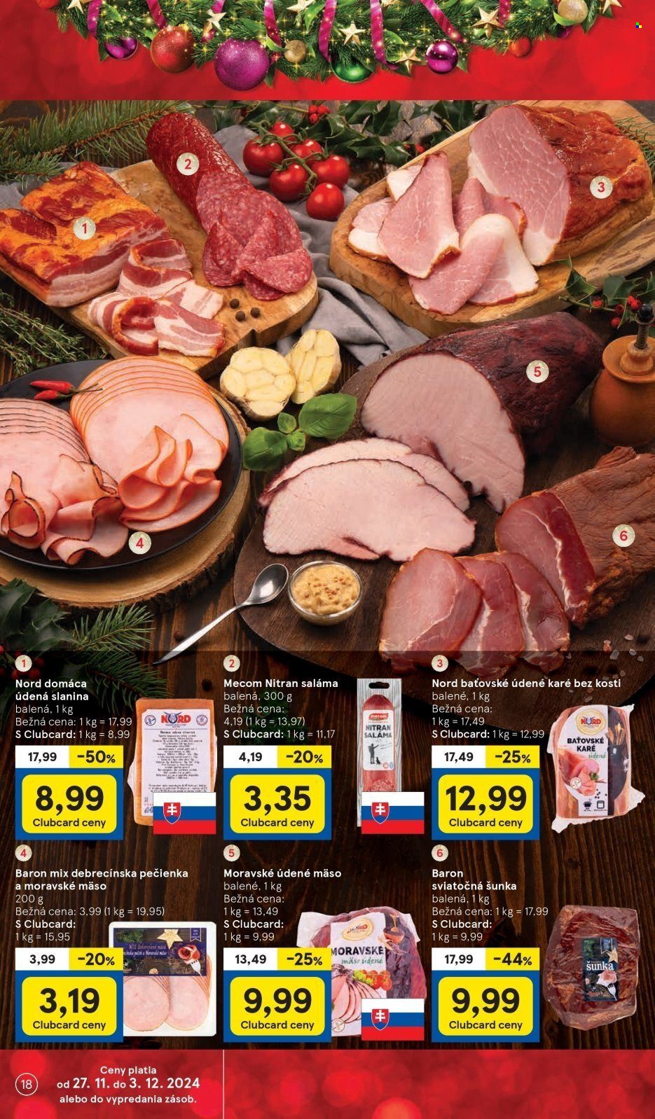 Leták TESCO - 27.11.2024 - 3.12.2024. Strana 18