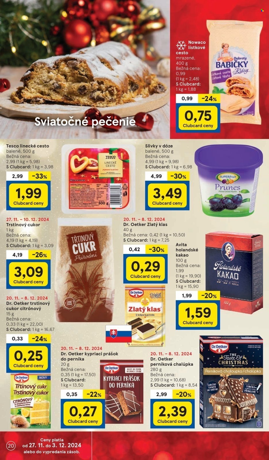 Leták TESCO - 27.11.2024 - 3.12.2024. Strana 20