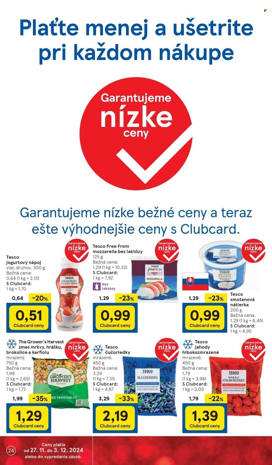Leták TESCO - 27.11.2024 - 3.12.2024. Strana 24
