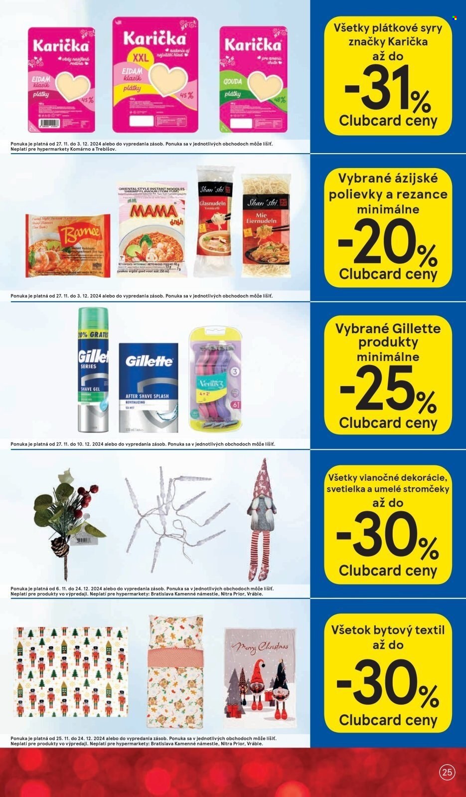 Leták TESCO - 27.11.2024 - 3.12.2024. Strana 25