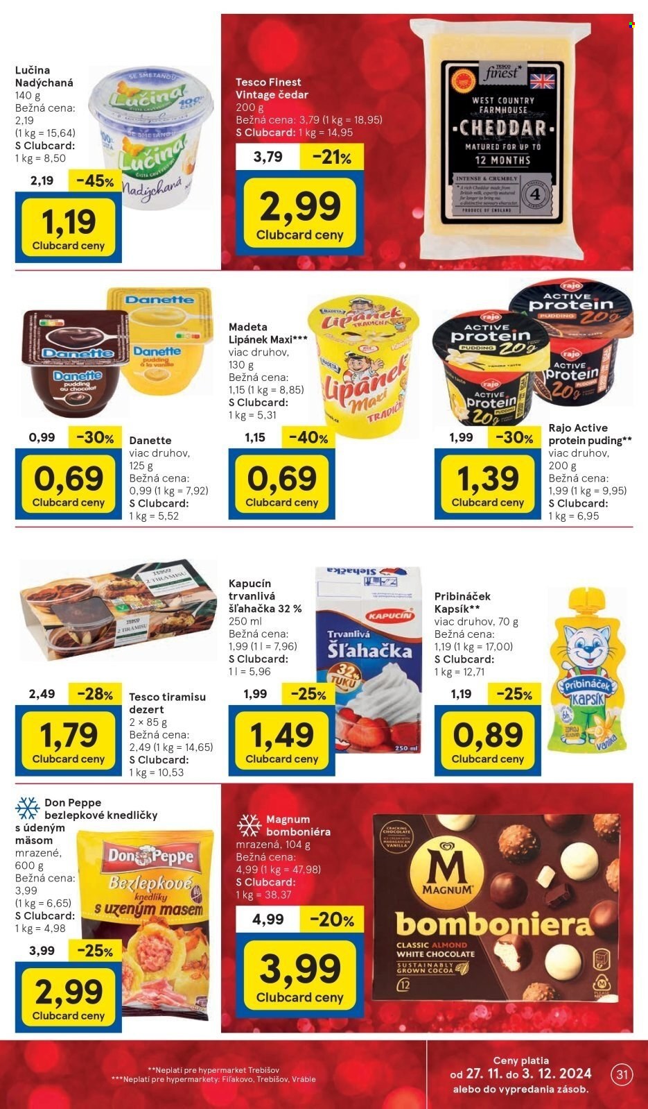 Leták TESCO - 27.11.2024 - 3.12.2024. Strana 31