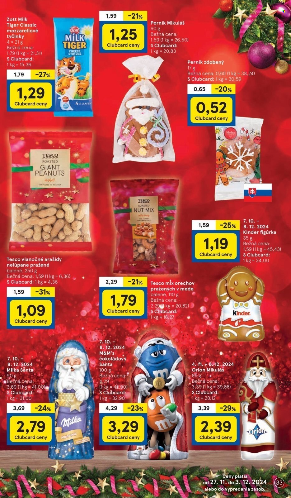 Leták TESCO - 27.11.2024 - 3.12.2024. Strana 33