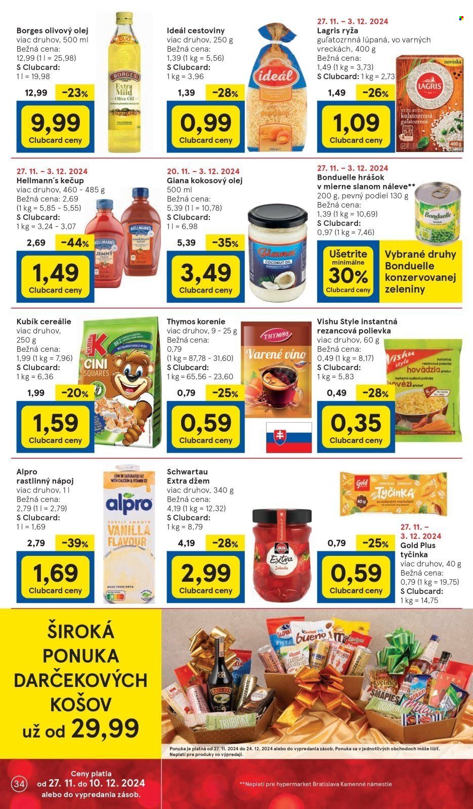 Leták TESCO - 27.11.2024 - 3.12.2024. Strana 34
