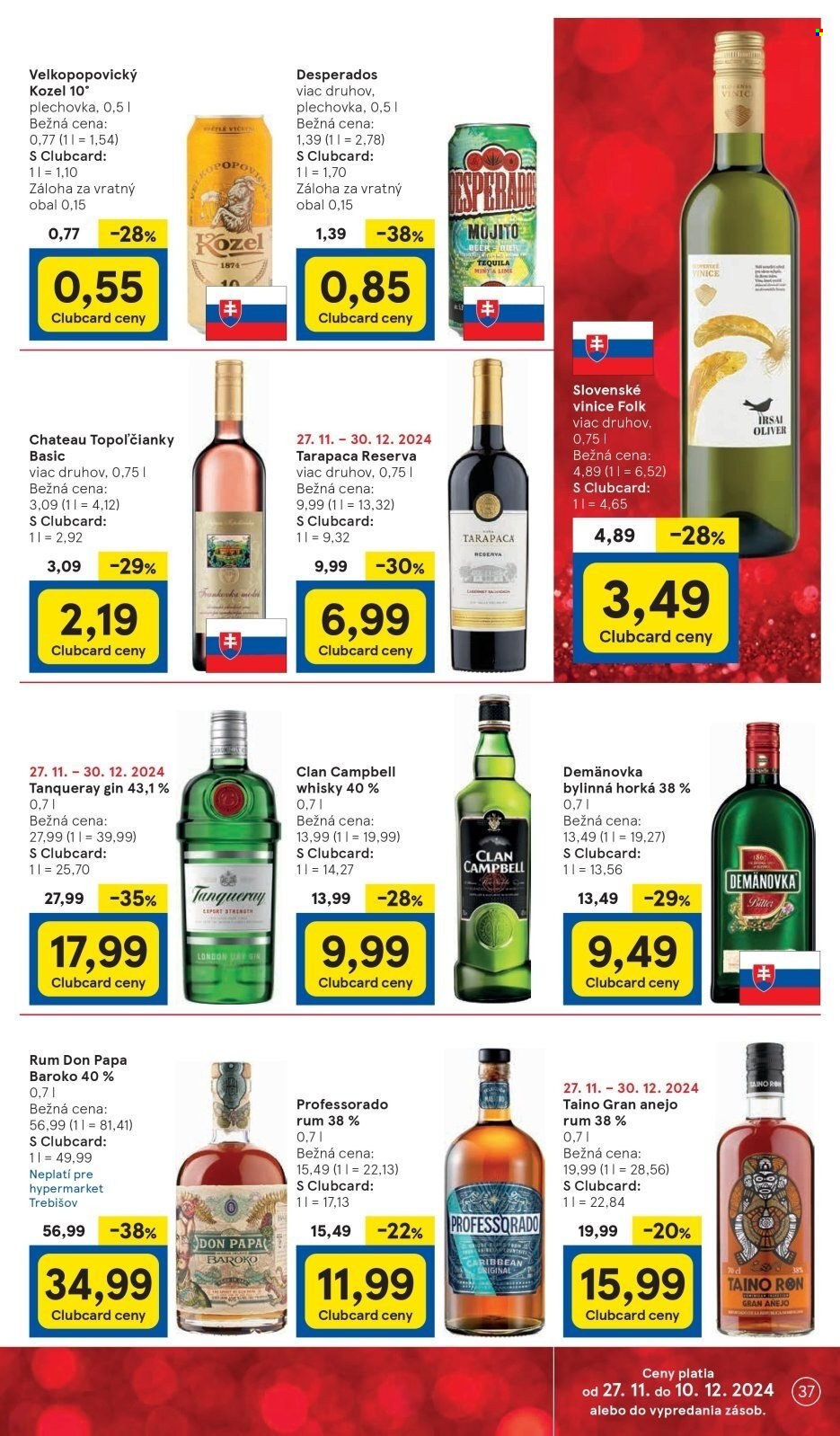 Leták TESCO - 27.11.2024 - 3.12.2024. Strana 37