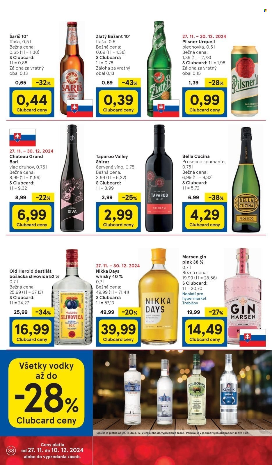 Leták TESCO - 27.11.2024 - 3.12.2024. Strana 38