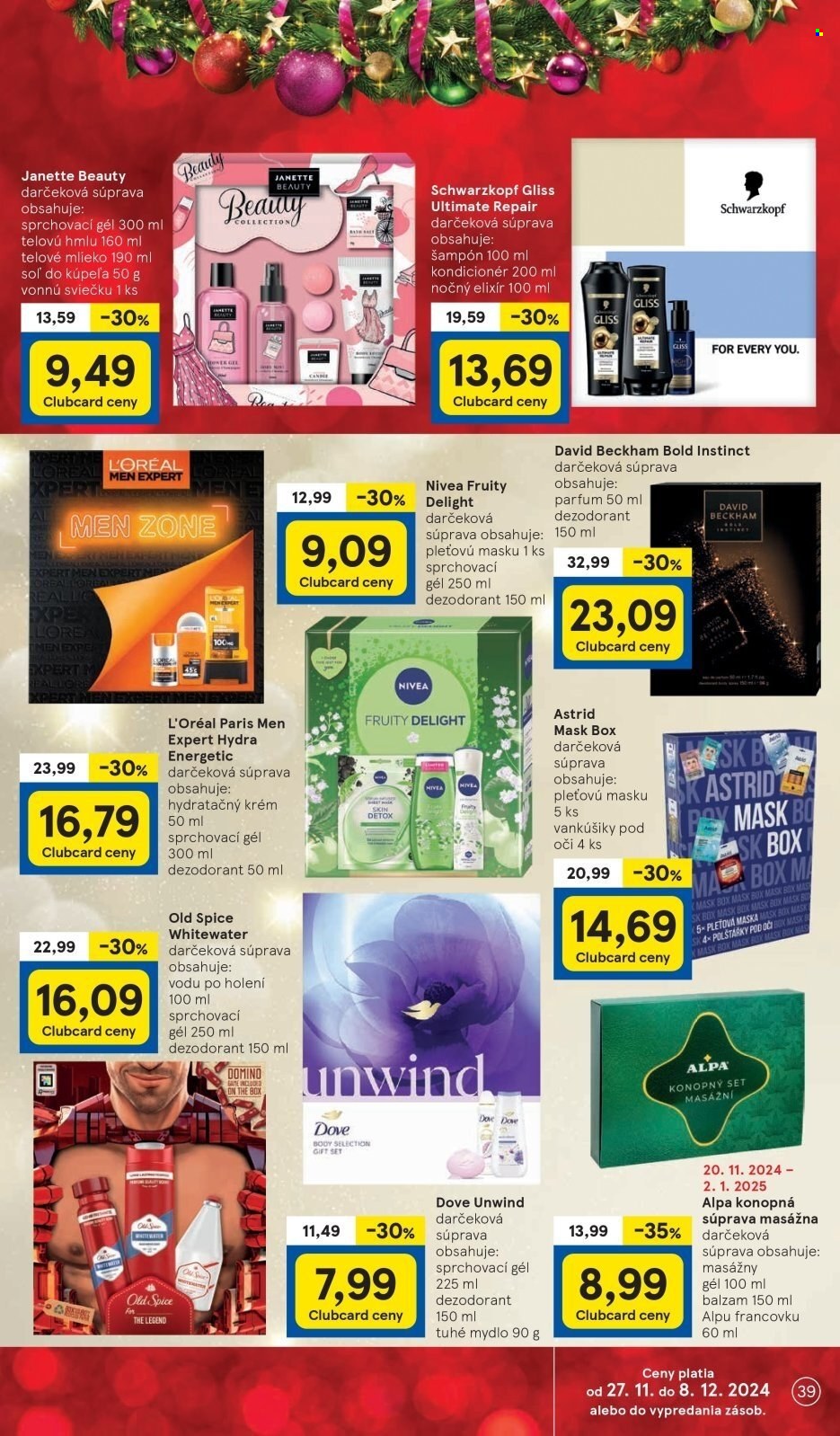 Leták TESCO - 27.11.2024 - 3.12.2024. Strana 39