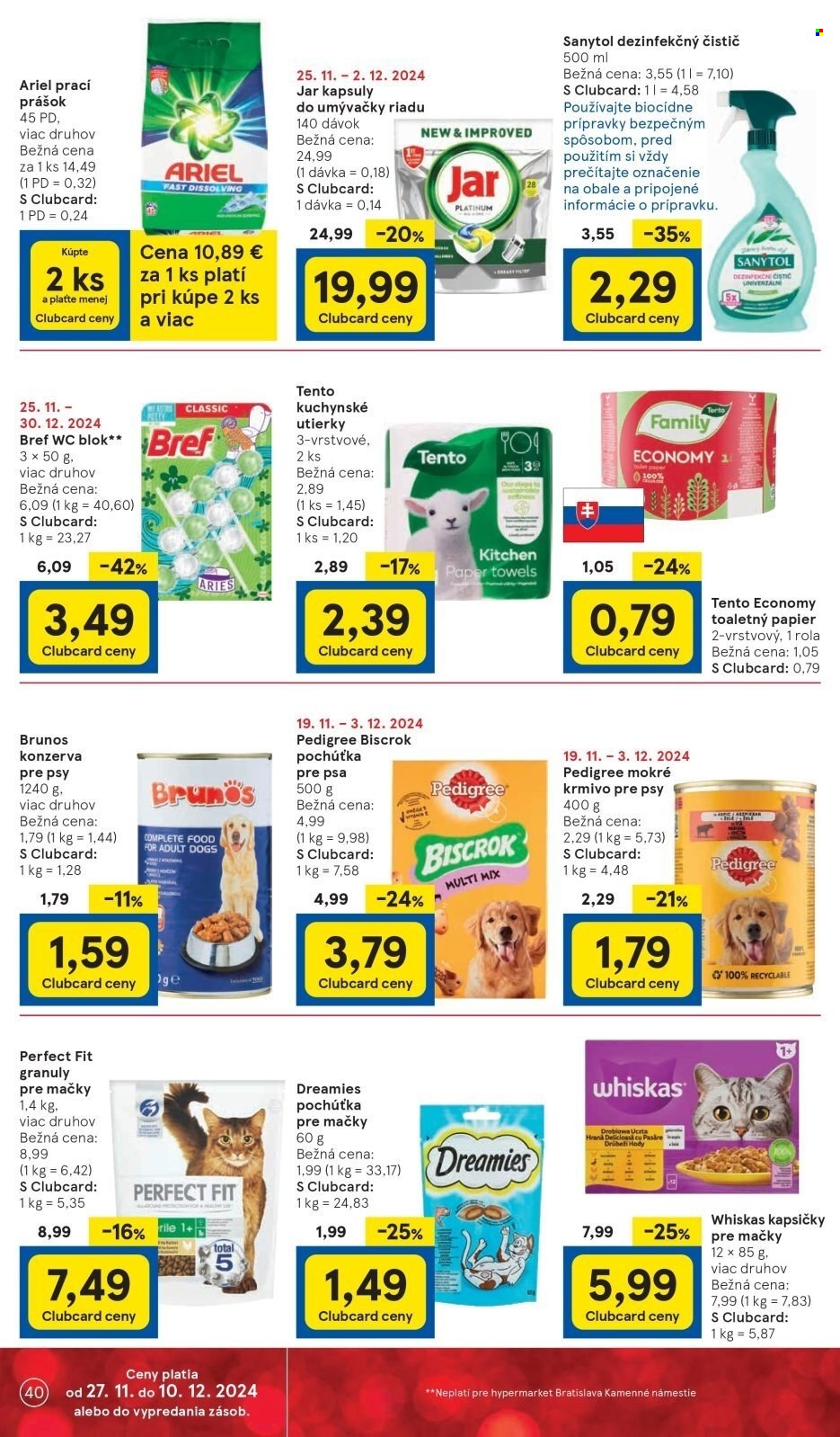 Leták TESCO - 27.11.2024 - 3.12.2024. Strana 40