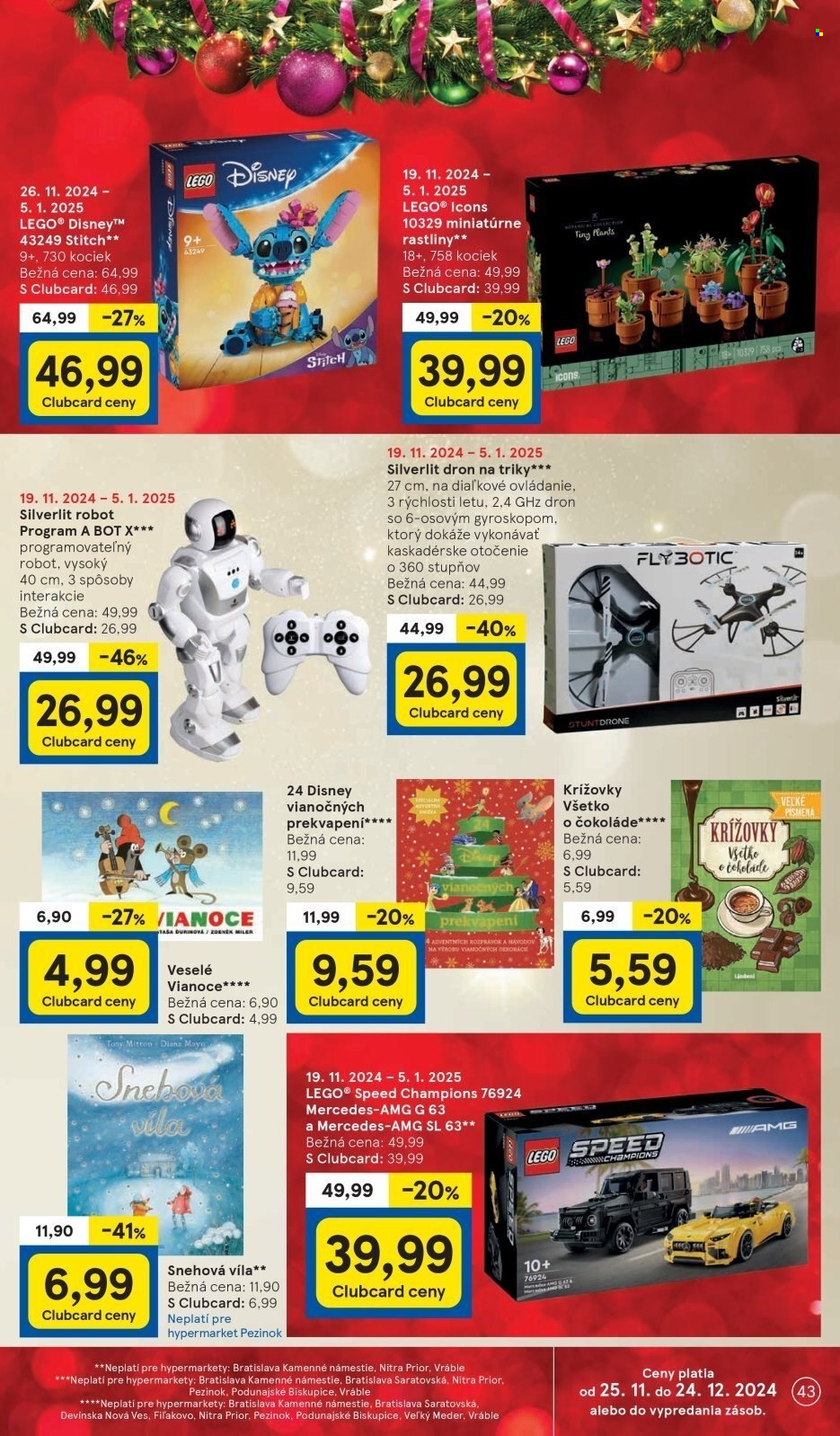 Leták TESCO - 27.11.2024 - 3.12.2024. Strana 43