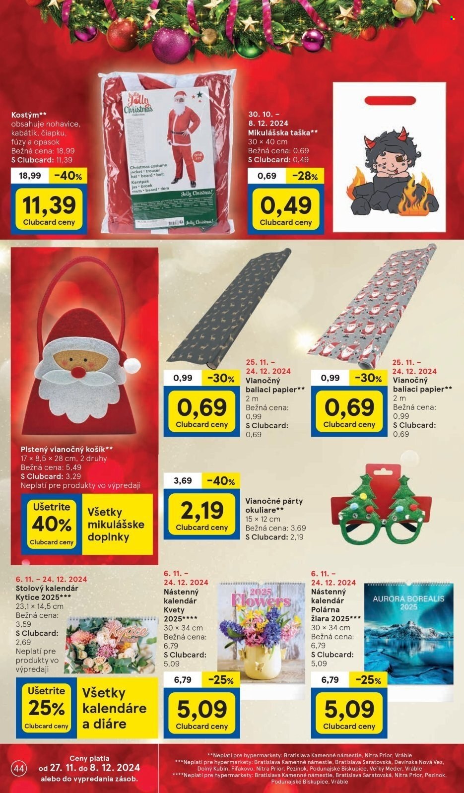 Leták TESCO - 27.11.2024 - 3.12.2024. Strana 44
