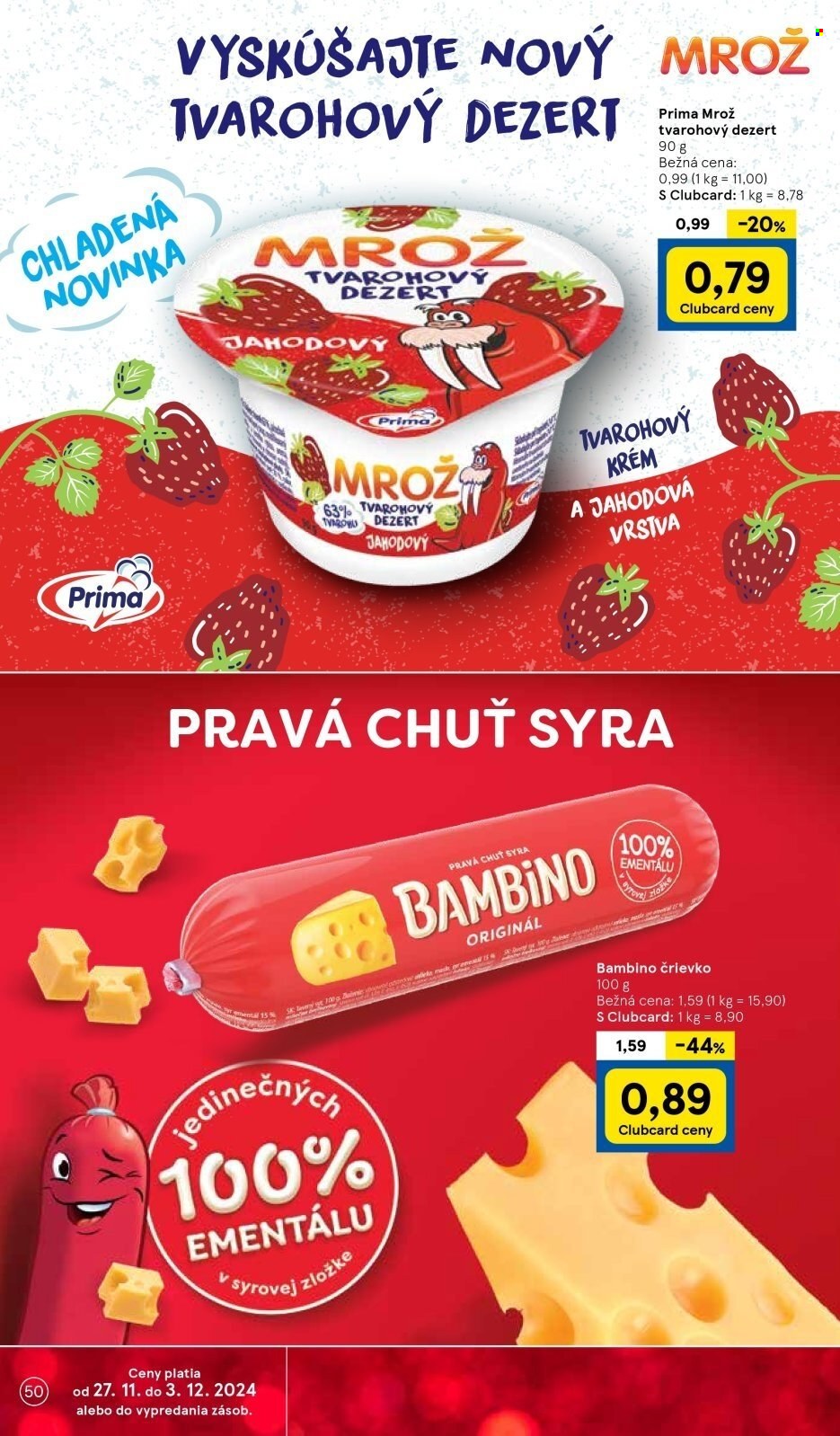 Leták TESCO - 27.11.2024 - 3.12.2024. Strana 50