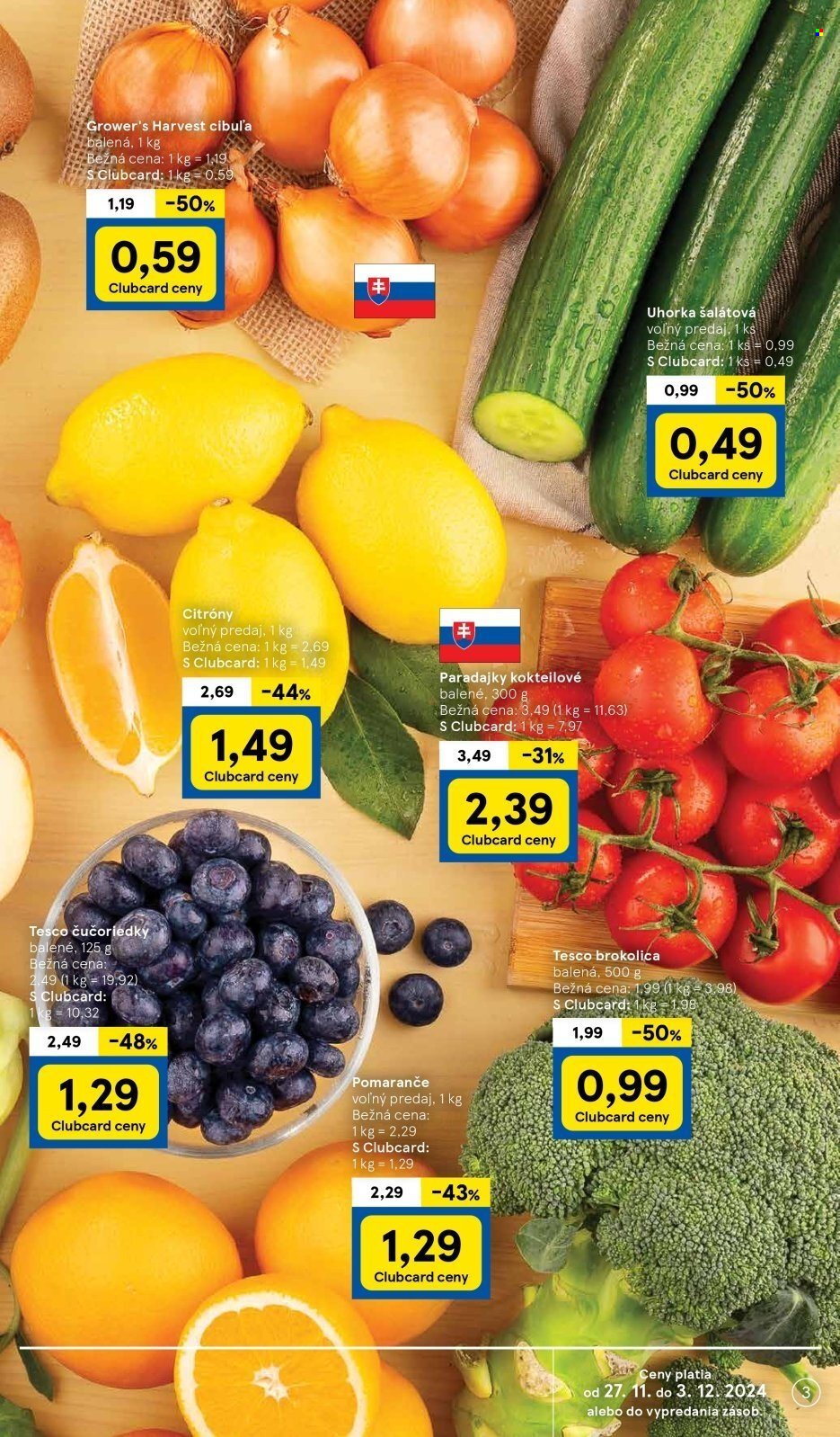 Leták TESCO supermarket - 27.11.2024 - 3.12.2024. Strana 3