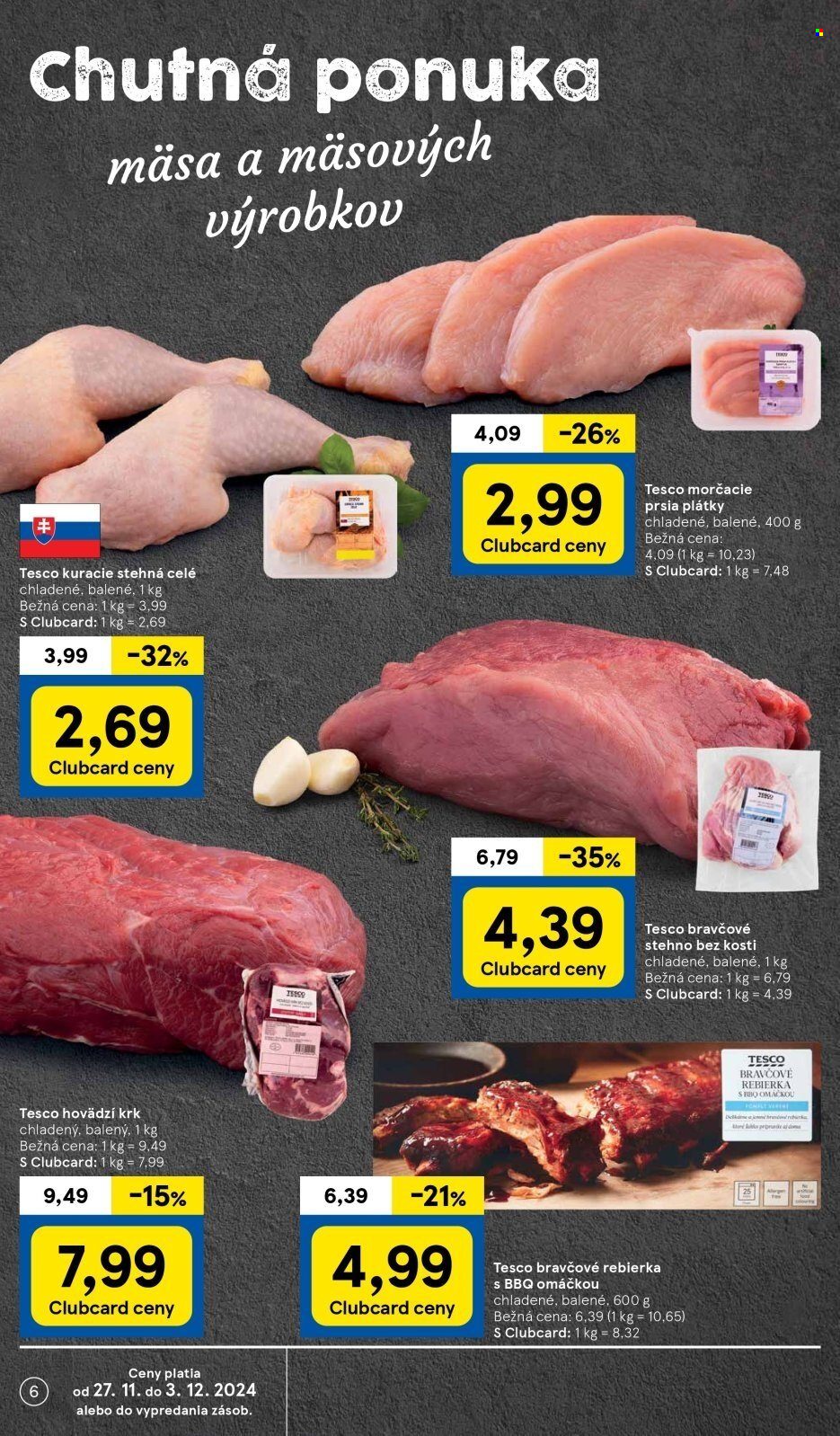 Leták TESCO supermarket - 27.11.2024 - 3.12.2024. Strana 6