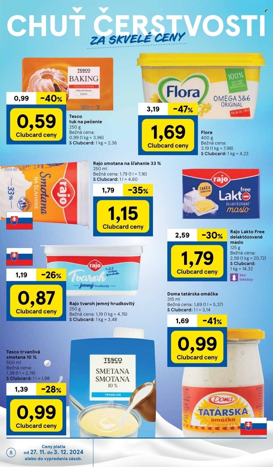 Leták TESCO supermarket - 27.11.2024 - 3.12.2024. Strana 8