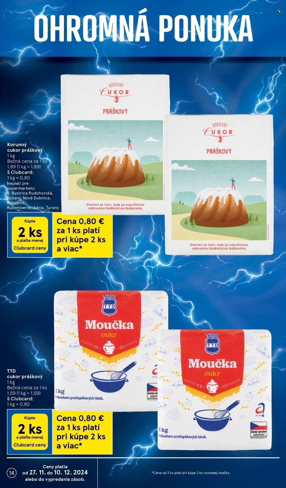 Leták TESCO supermarket - 27.11.2024 - 3.12.2024. Strana 14