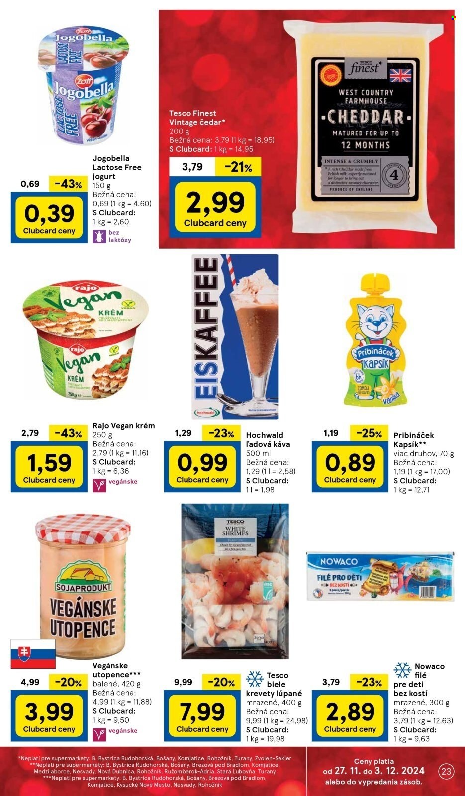Leták TESCO supermarket - 27.11.2024 - 3.12.2024. Strana 23