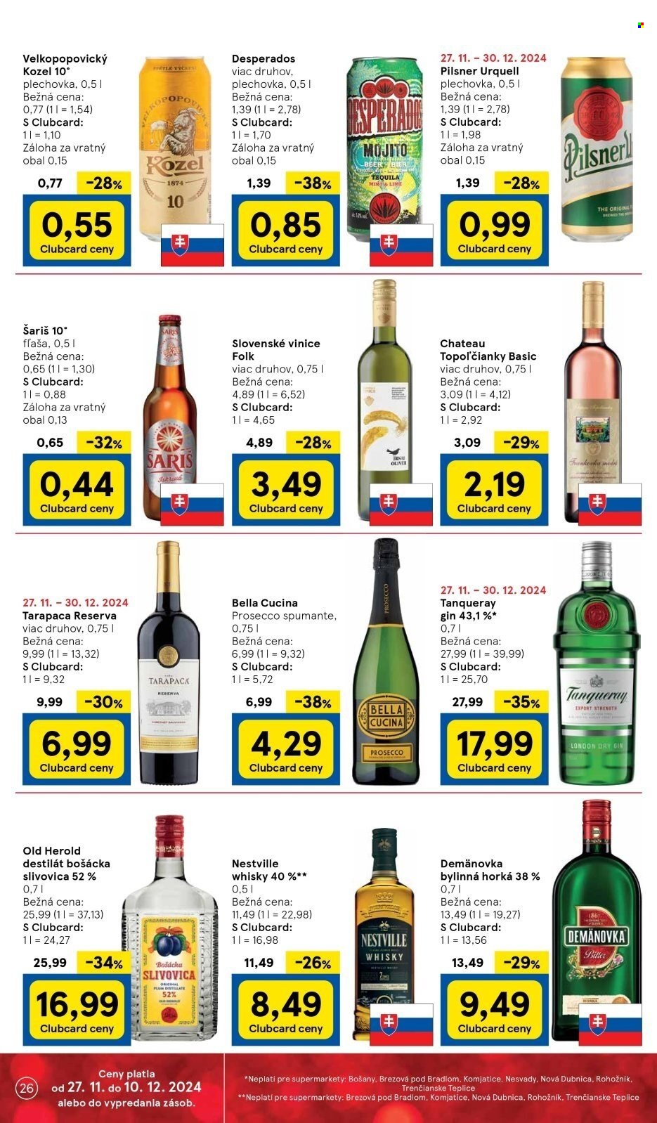 Leták TESCO supermarket - 27.11.2024 - 3.12.2024. Strana 26