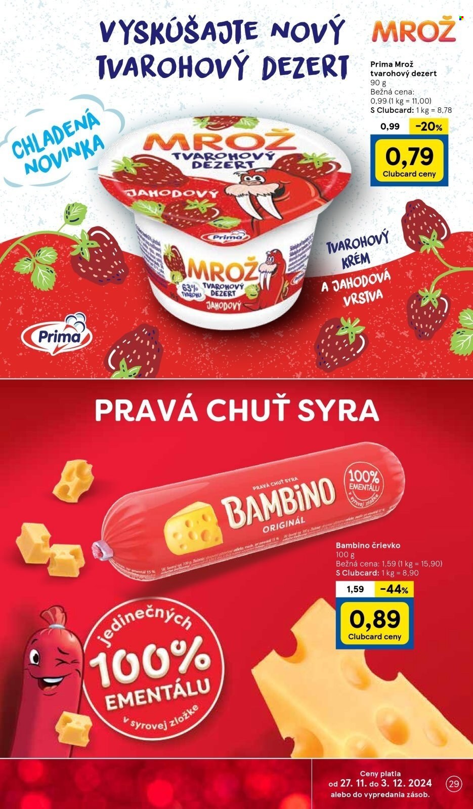 Leták TESCO supermarket - 27.11.2024 - 3.12.2024. Strana 29