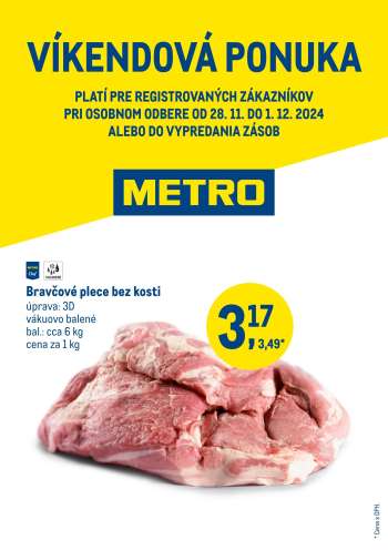 Leták Metro - 28.11.2024 - 1.12.2024.