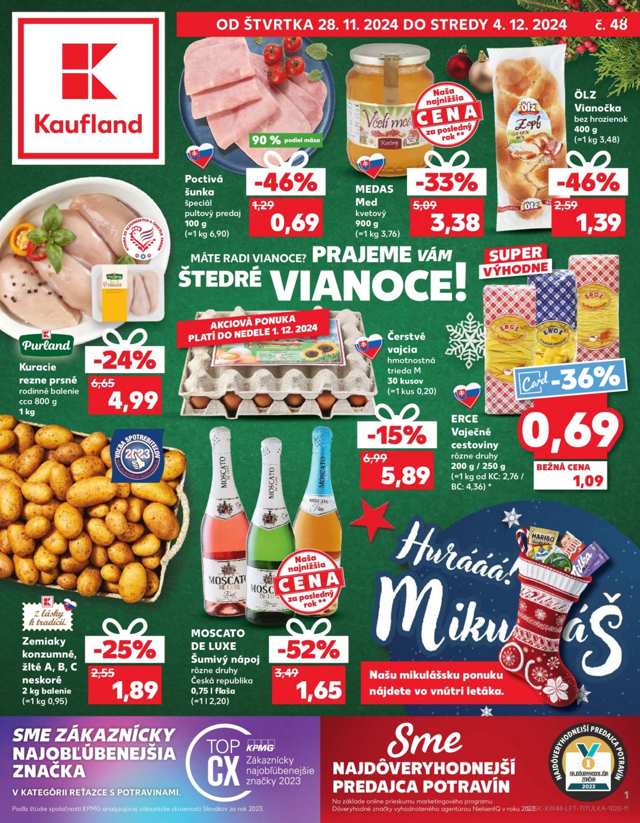 Leták Kaufland - 28.11.2024 - 4.12.2024. Strana 1